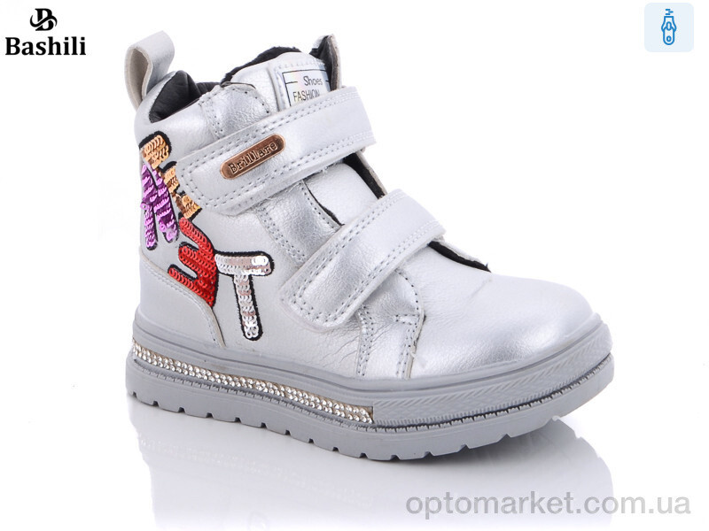 Купить Черевики дитячі 4837-3512-1 Башили срібний, фото 2