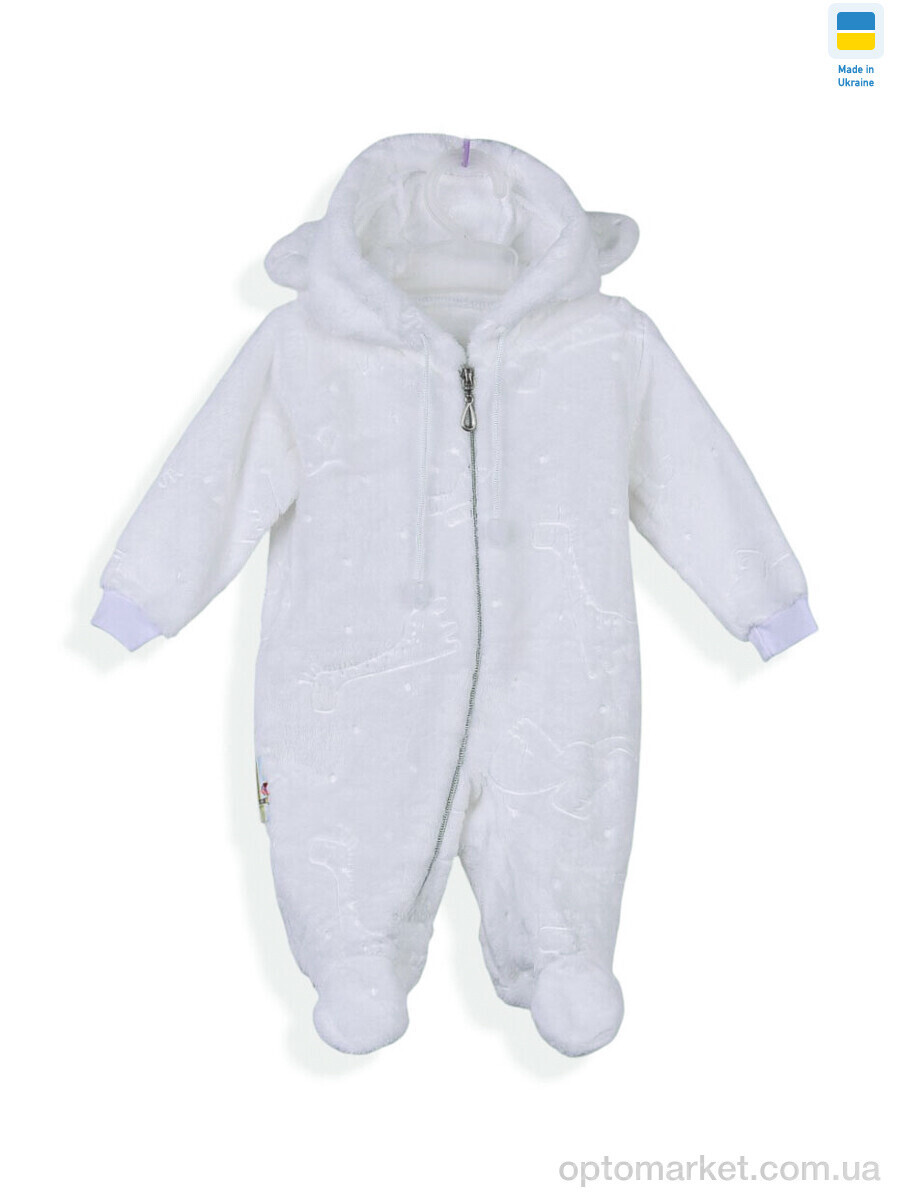 Купить Комбінезон дитячі 4918 білий Kir15 білий, фото 4