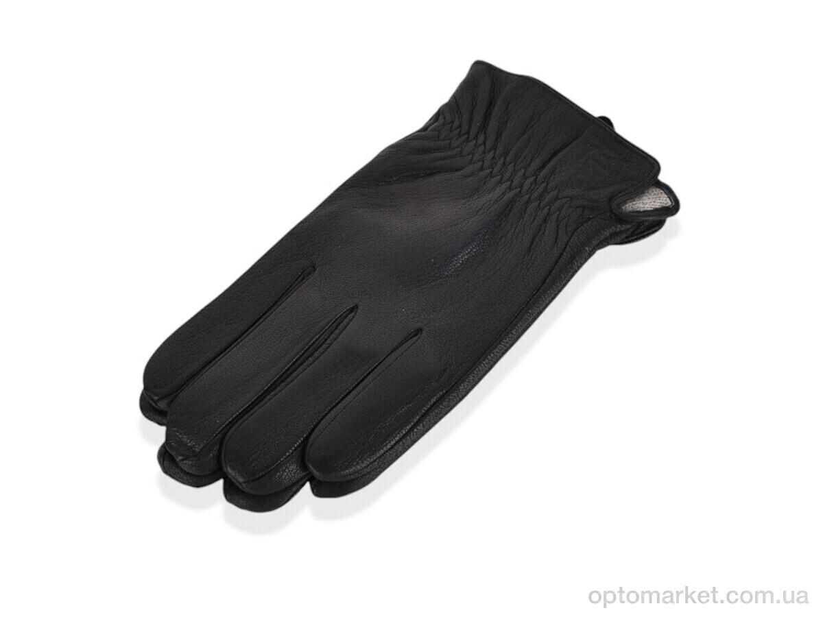 Купить Рукавички чоловічі 5-104 black Anjela чорний, фото 3