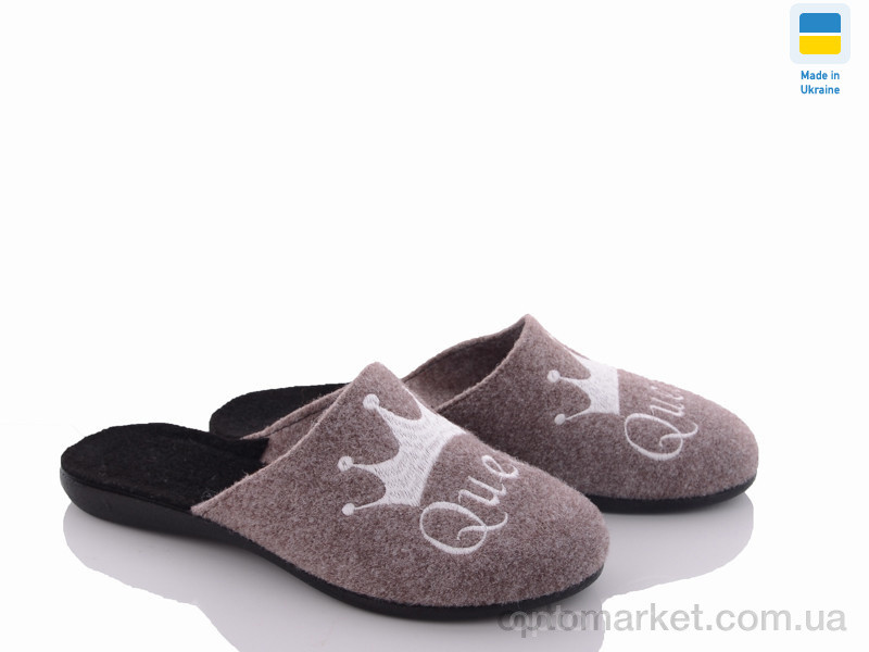 Купить Капці жіночі 5 корич. Klerotex коричневий, фото 2