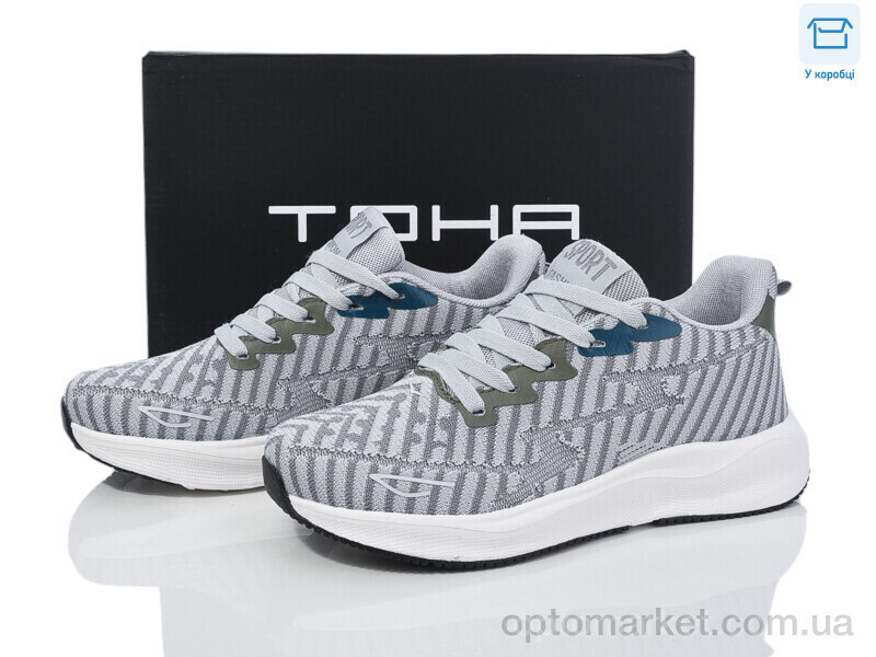Купить Кросівки жіночі 5003 olive-green TOHA сірий, фото 2