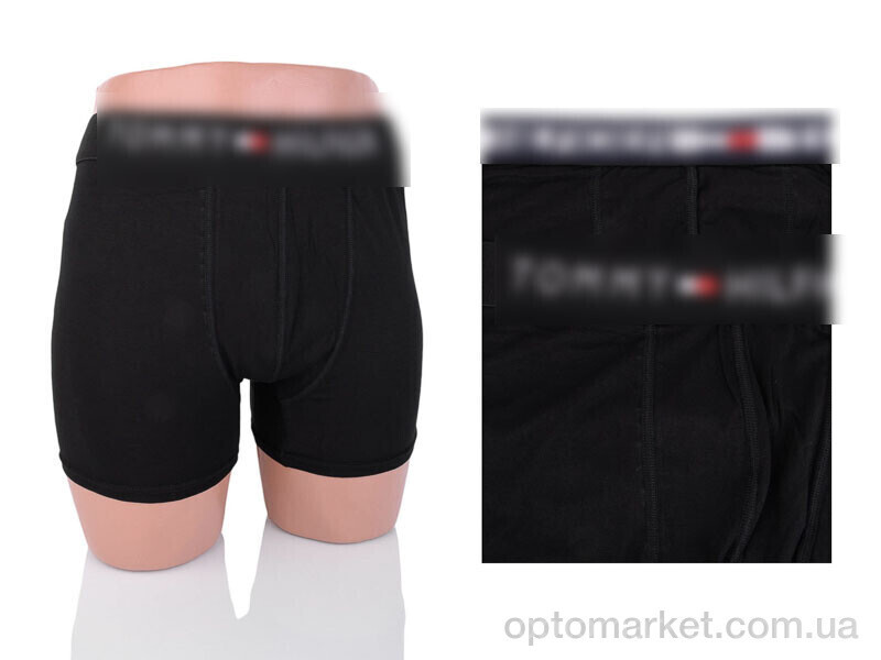 Купить Трусы чоловічі 500TH mix T.mmy hilfiger чорний, фото 5