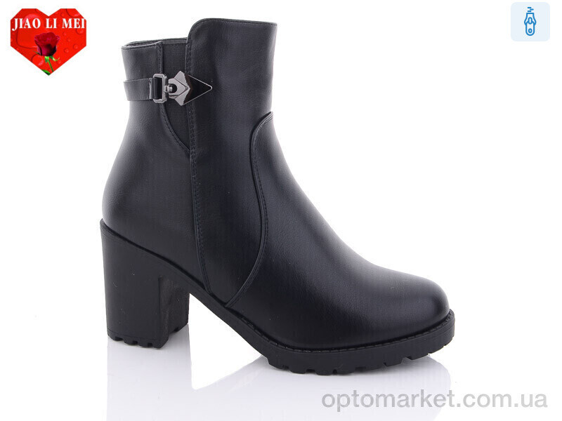 Купить Черевики жіночі 502 Jiao Li Mei чорний, фото 3