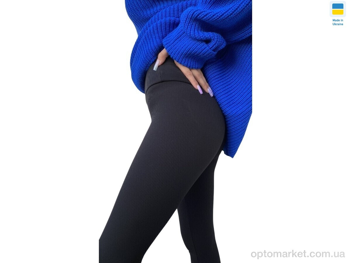 Купить Лосини жіночі 50225 чорний Sport style чорний, фото 2