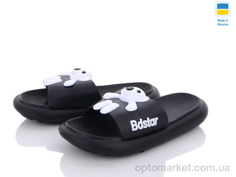 Купить Шльопанці жіночі 5028-1A Luck Line чорний, фото 2