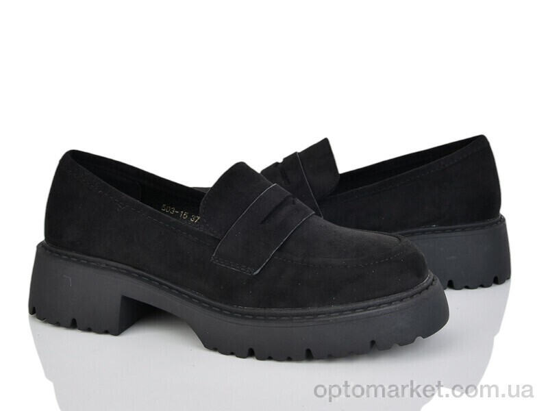 Купить Туфлі жіночі 503-15 Mengfuna чорний, фото 2