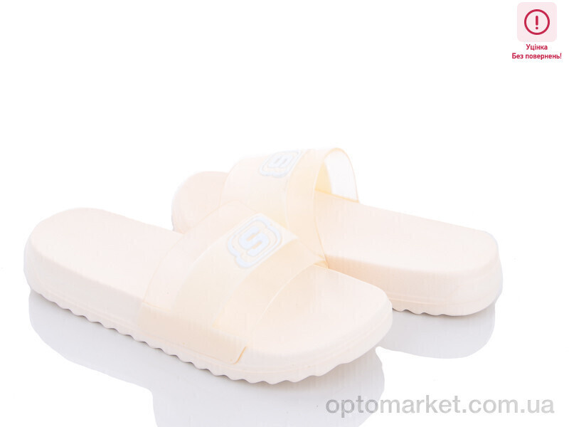 Купить Шльопанці жіночі 5030-427A уцінка Luck Line бежевий, фото 3