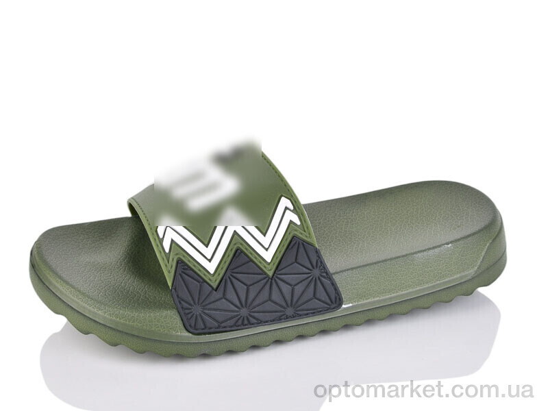 Купить Шльопанці дитячі 5030-518A Luck Line хакі, фото 3