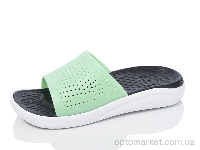 Купить Шльопанці жіночі 5031-372 Ippon зелений, фото 2
