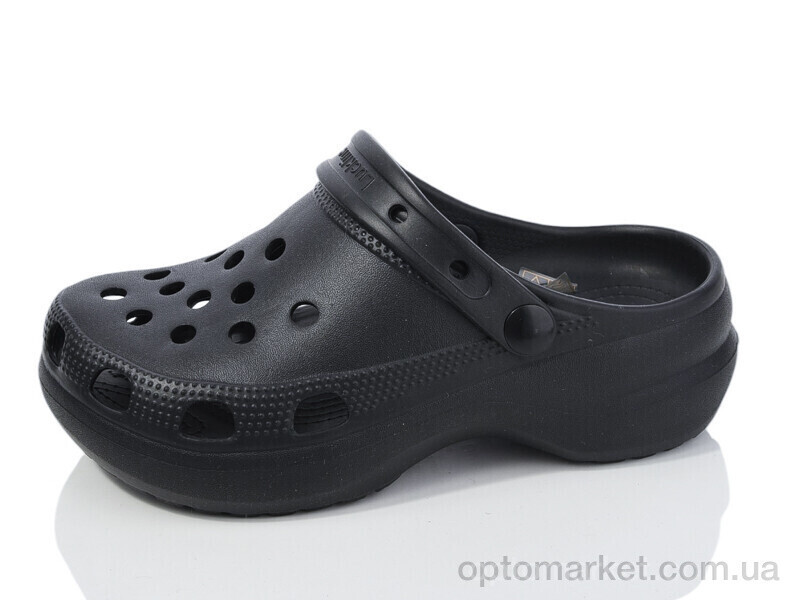 Купить Крокси жіночі 5039-361 Luck Line чорний, фото 2