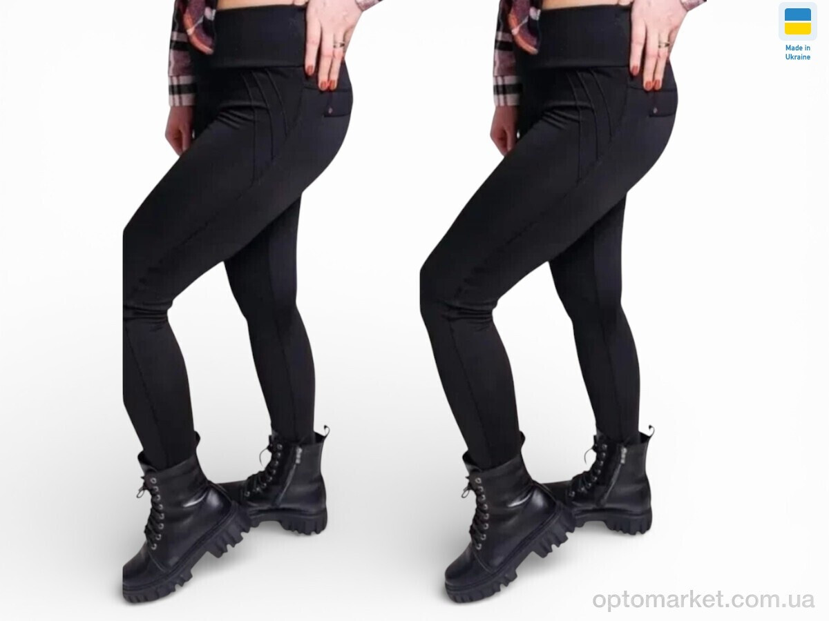 Купить Лосини жіночі 504 чорний Sport style чорний, фото 2