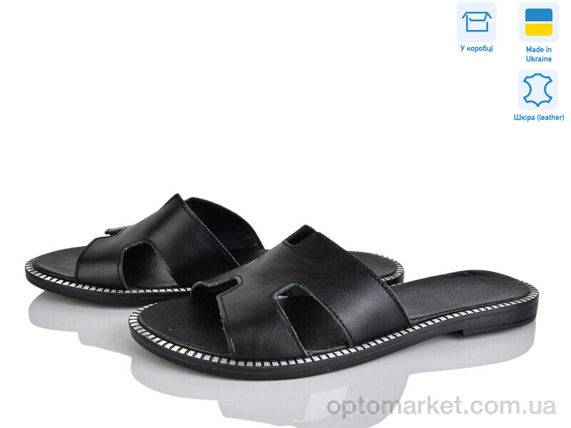 Купить Шльопанці жіночі 50506-2 Ailinda чорний, фото 2