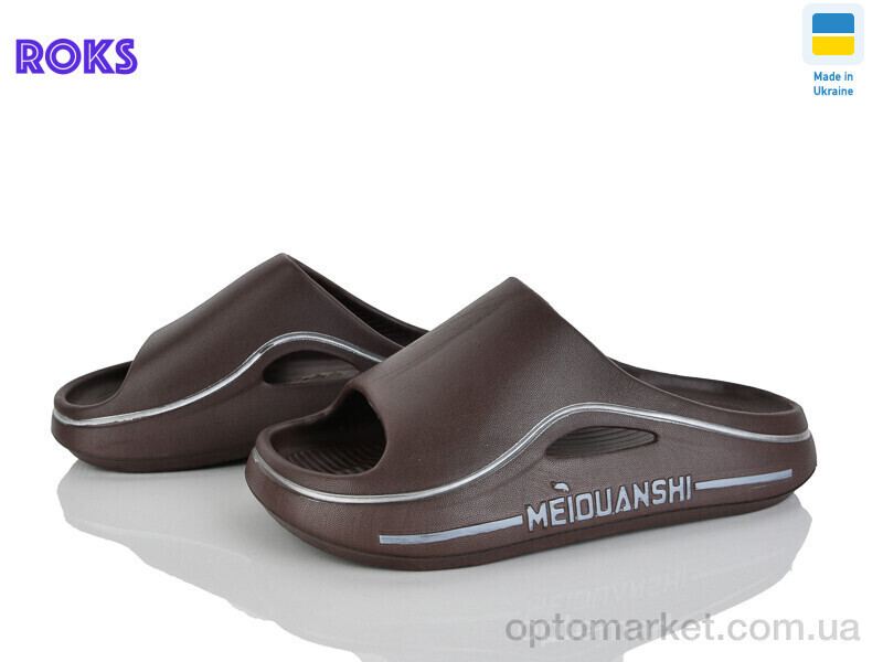 Купить Шльопанці жіночі 507-025 коричн. Roks коричневий, фото 2