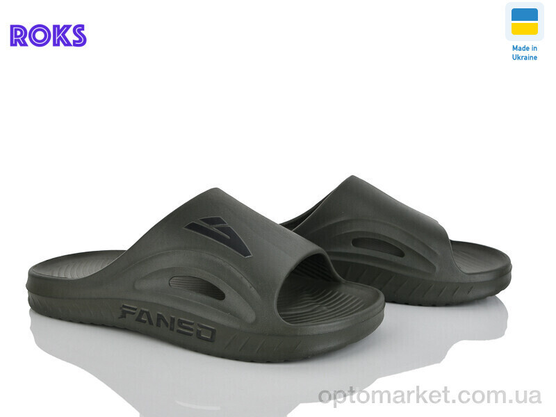 Купить Шльопанці чоловічі 508-017 зелений Roks зелений, фото 2