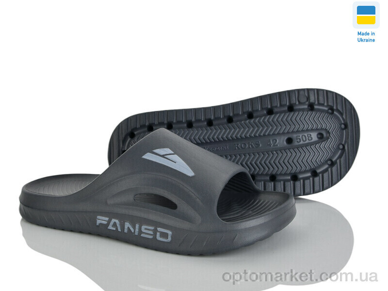 Купить Шльопанці чоловічі 508-018 Roks сірий, фото 2