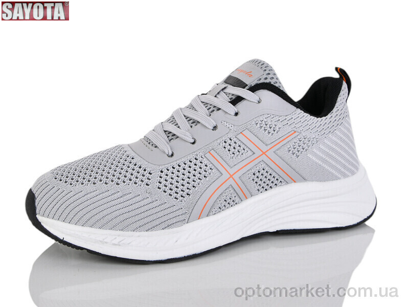 Купить Кросівки унісекс 508-4A Sayota сірий, фото 2