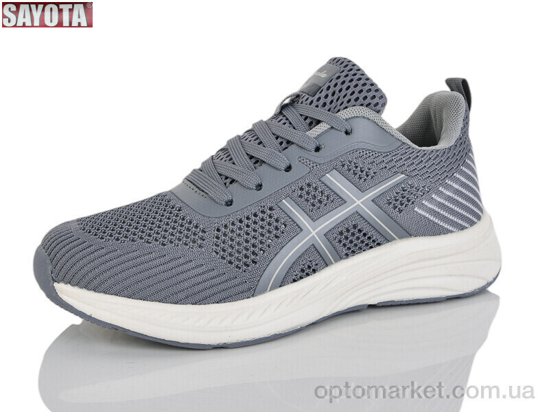 Купить Кросівки унісекс 508-6A Sayota сірий, фото 2