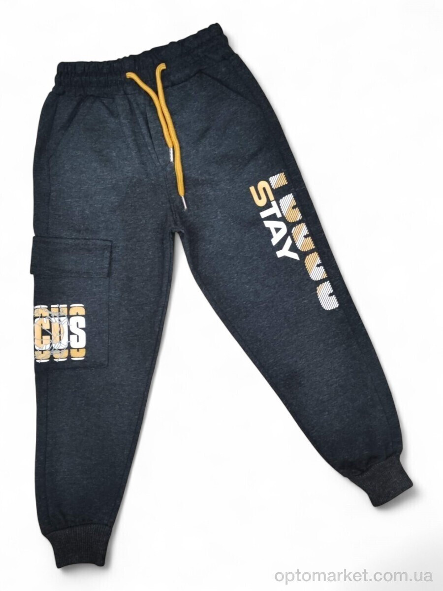 Купить Спортивні штаны дитячі 5084 т.сірий Stay Paris Kids сірий, фото 2