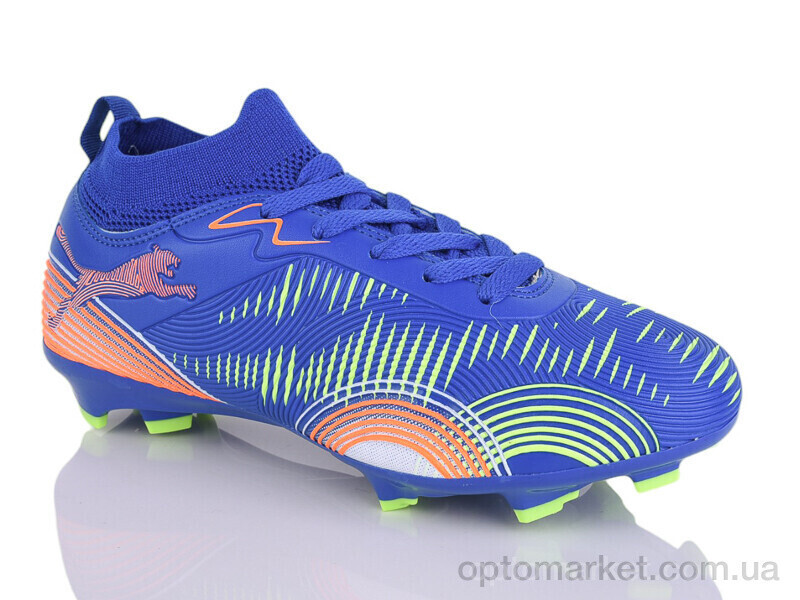 Купить Футбольне взуття дитячі 508Z Caroc синій, фото 2