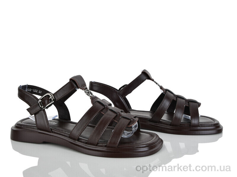 Купить Босоніжки жіночі 5098-122 LianZuXiang коричневий, фото 2