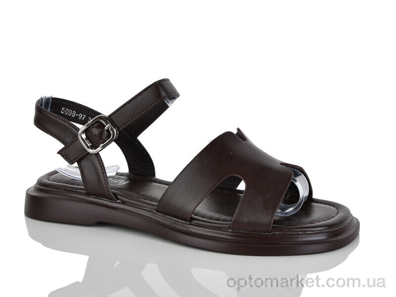 Купить Босоніжки жіночі 5098-97 LianZuXiang коричневий, фото 2