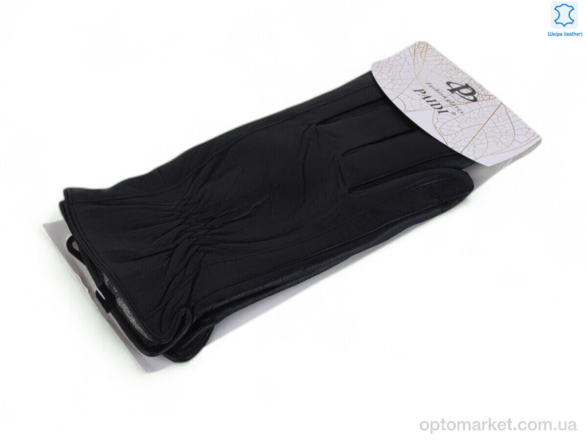 Купить Рукавички чоловічі 51-5 black Paidi чорний, фото 3