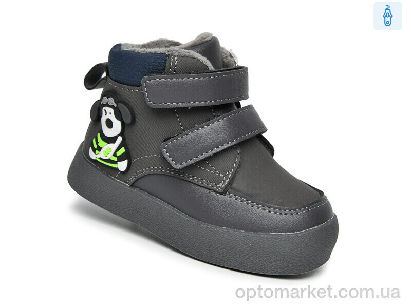 Купить Черевики дитячі 51061H Флип сірий, фото 3