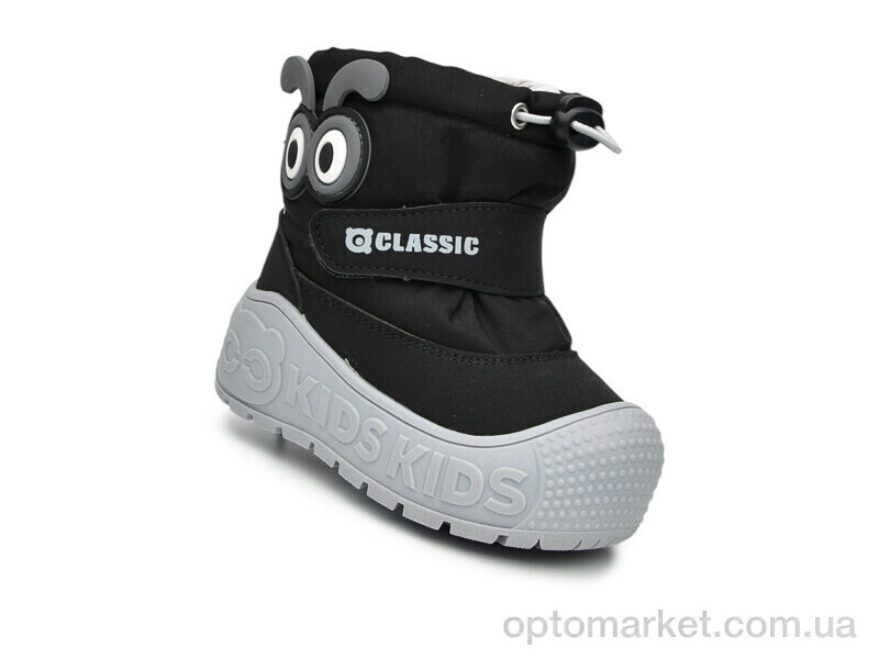 Купить Дутики дитячі 51160D Флип чорний, фото 3