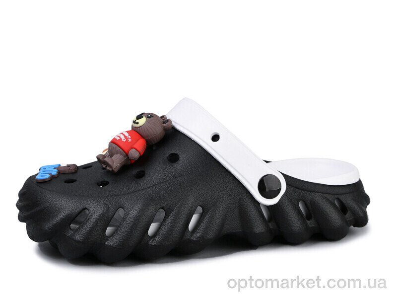 Купить Крокси унісекс 5161-361 Luck Line чорний, фото 2