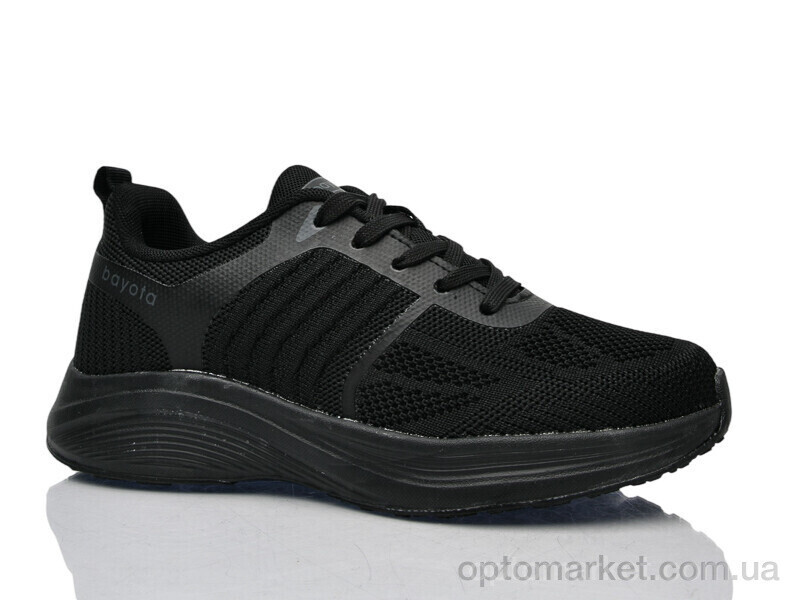 Купить Кросівки унісекс 5196-5 Bayota чорний, фото 3