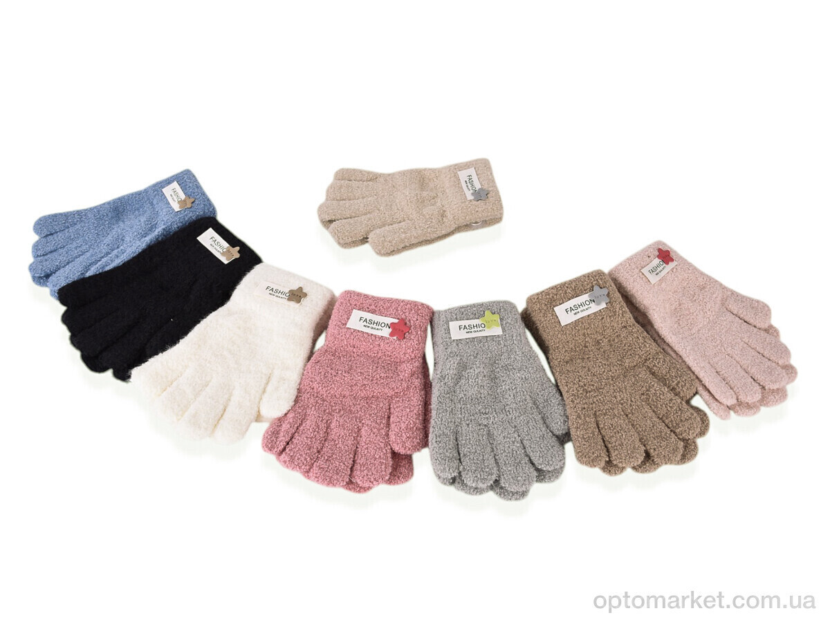 Купить Рукавиці дитячі 5207 (тедді) mix Anjela мікс, фото 3