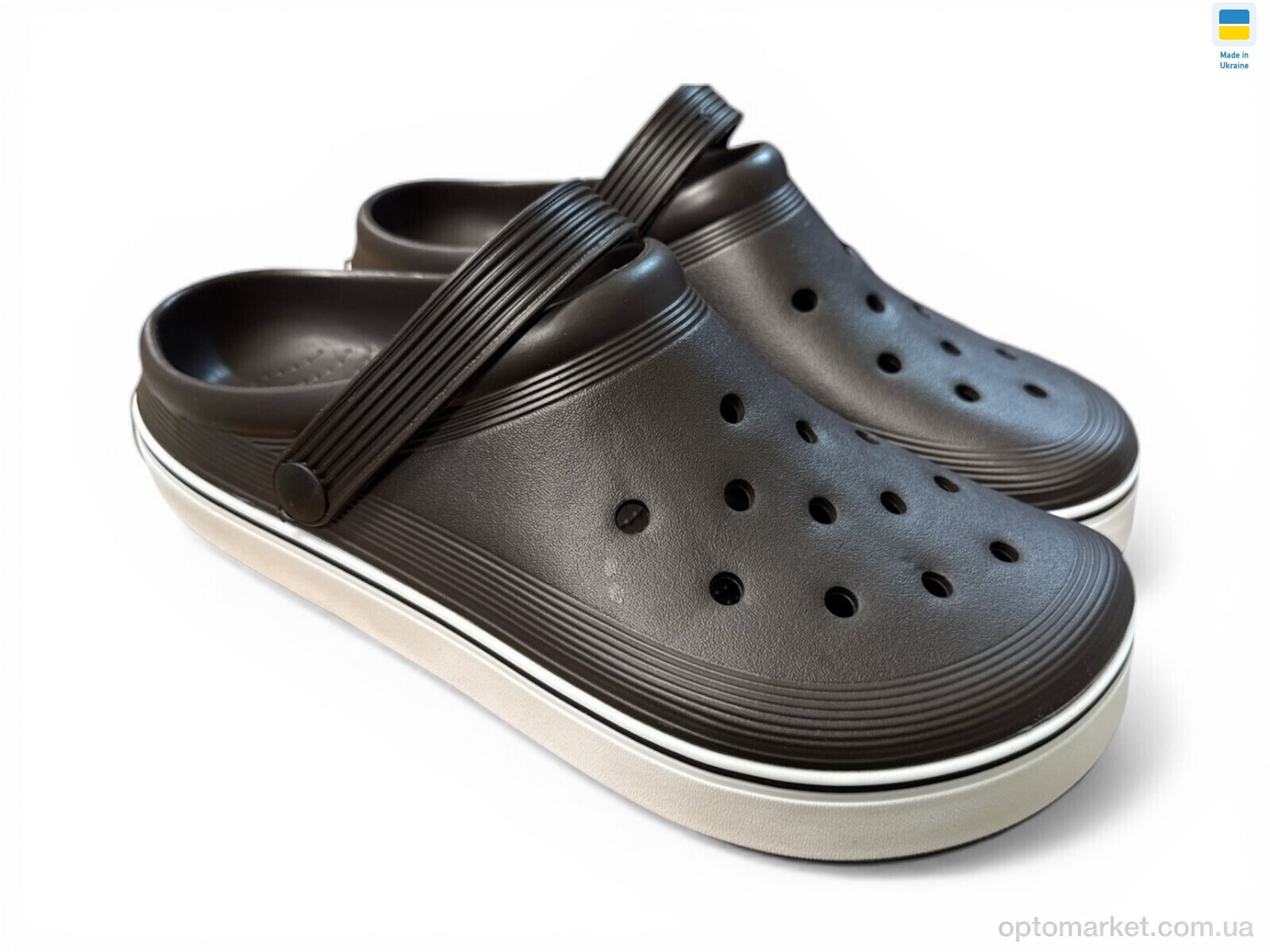 Купить Крокси чоловічі 523 шоколад Dago коричневий, фото 2