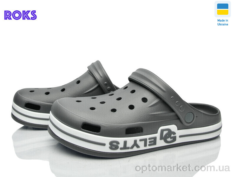 Купить Крокси чоловічі 526 т.сірий Dago сірий, фото 2