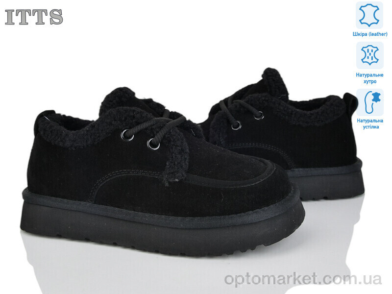 Купить Уги жіночі 5262-1 ITTS чорний, фото 2