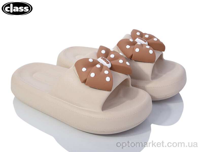 Купить Шльопанці жіночі 527-4 Wei Wei-Class бежевий, фото 2