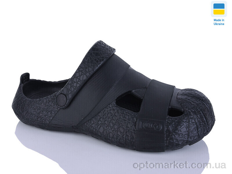 Купить Крокси чоловічі 528 чорний Dago чорний, фото 2