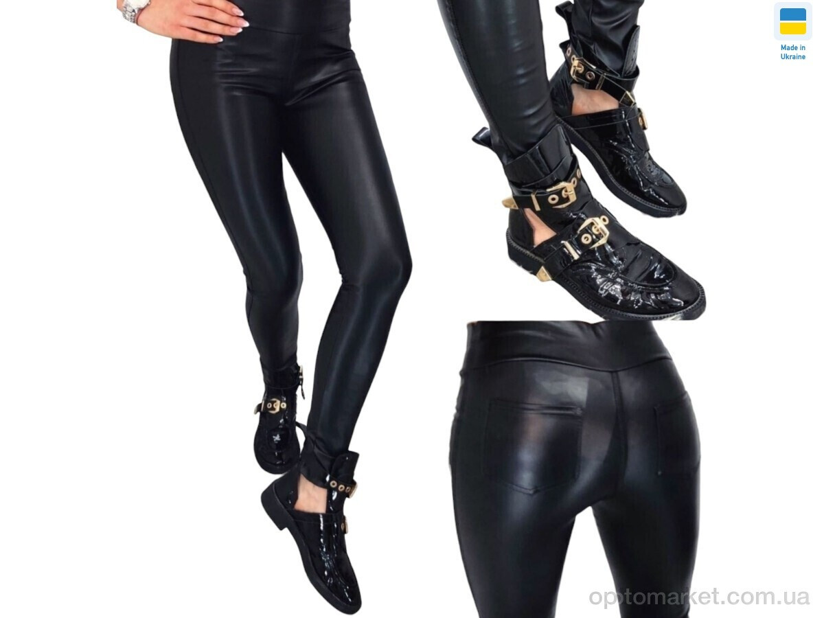 Купить Лосини жіночі 5391 чорний Sport style чорний, фото 2