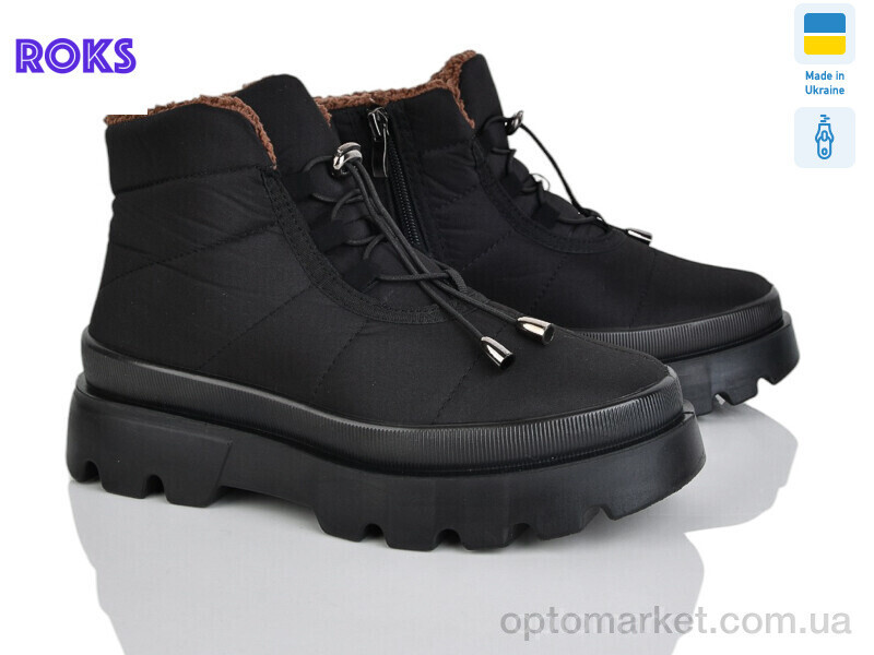 Купить Черевики жіночі 5403 чхк Roks чорний, фото 2