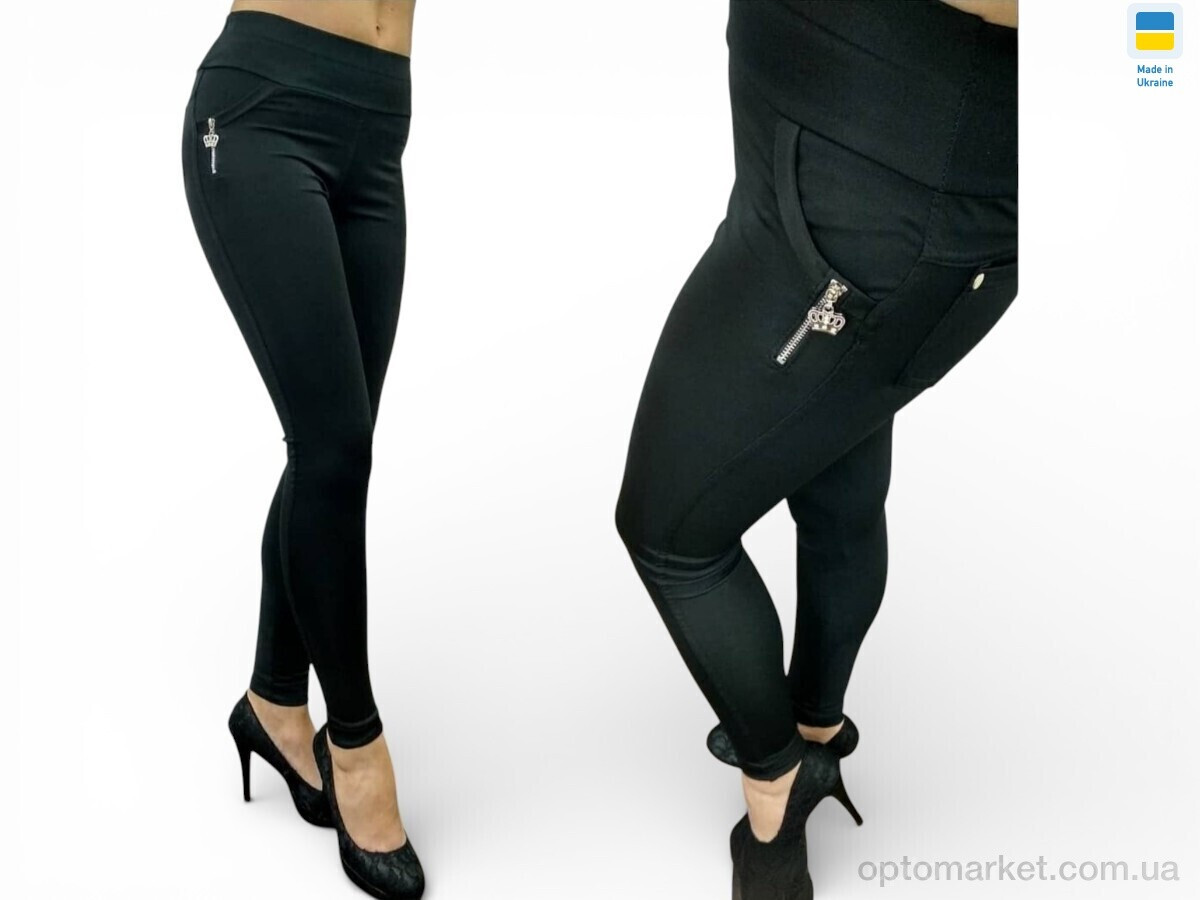 Купить Лосини жіночі 547 чорний Sport style чорний, фото 2