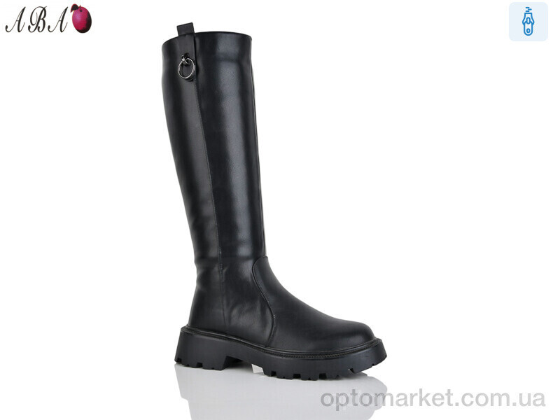 Купить Чоботи жіночі 55-5 Aba чорний, фото 2