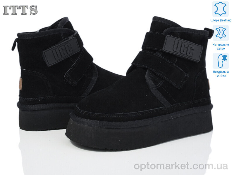 Купить Уги жіночі 5510-1 ITTS чорний, фото 2