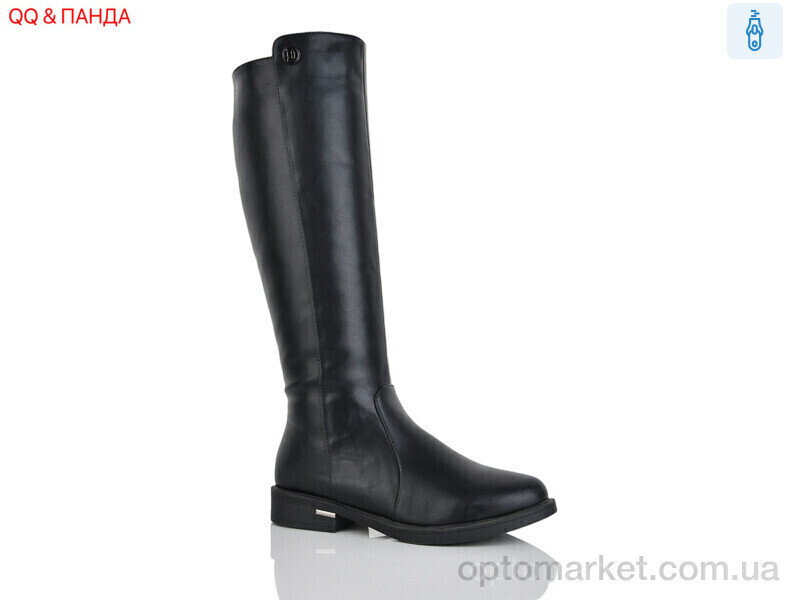 Купить Чоботи жіночі 56-7 QQ&Панда чорний, фото 2