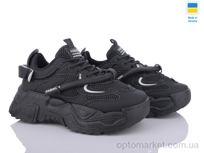 Купить Кросівки жіночі 5602-1 Swin чорний, фото 2