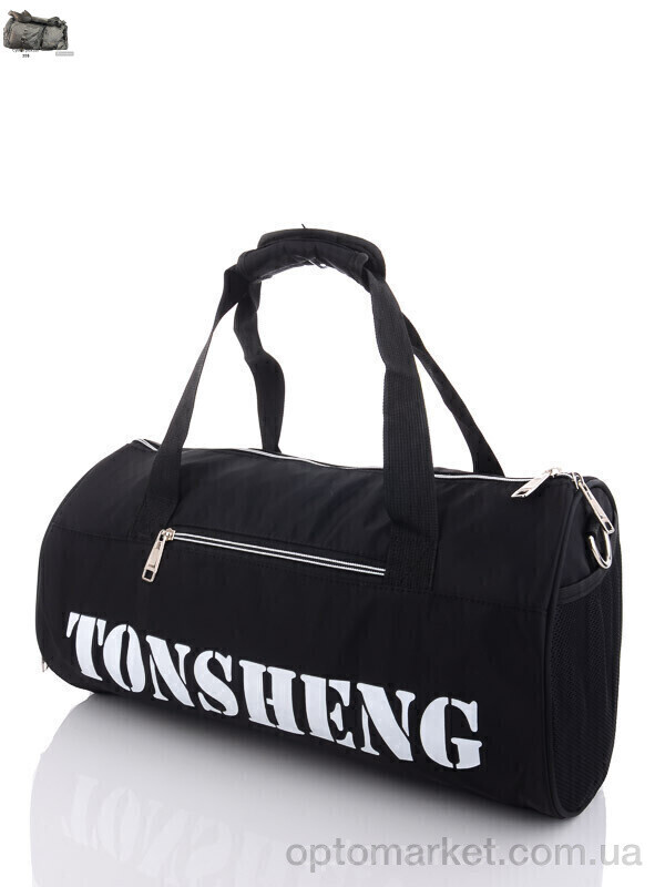 Купить Сумка унісекс 561 black (5-30) Tonsheng чорний, фото 3