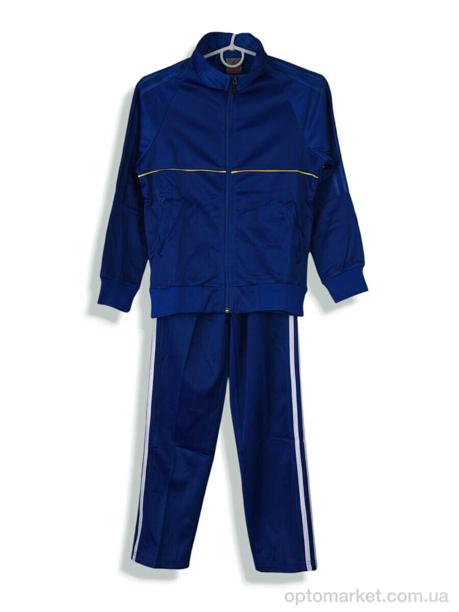 Купить Спортивний костюм дитячі 565-2 3-смужки електрик Lidong синій, фото 3