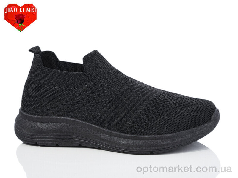 Купить Кросівки жіночі 569-1 Jiao Li Mei чорний, фото 2