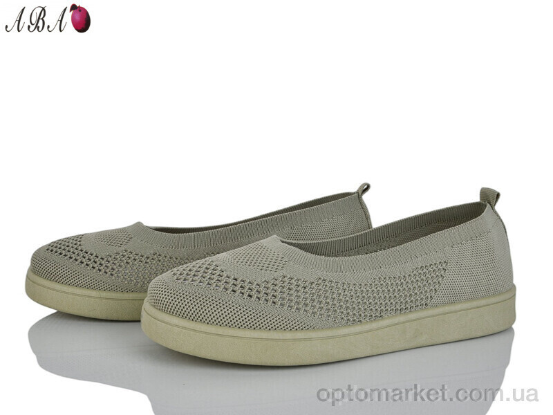 Купить Балетки жіночі 5863-1-3 Aba зелений, фото 3
