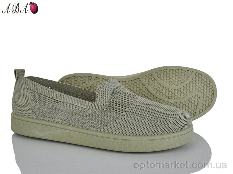 Купить Сліпони жіночі 5864-1-3 Aba зелений, фото 3