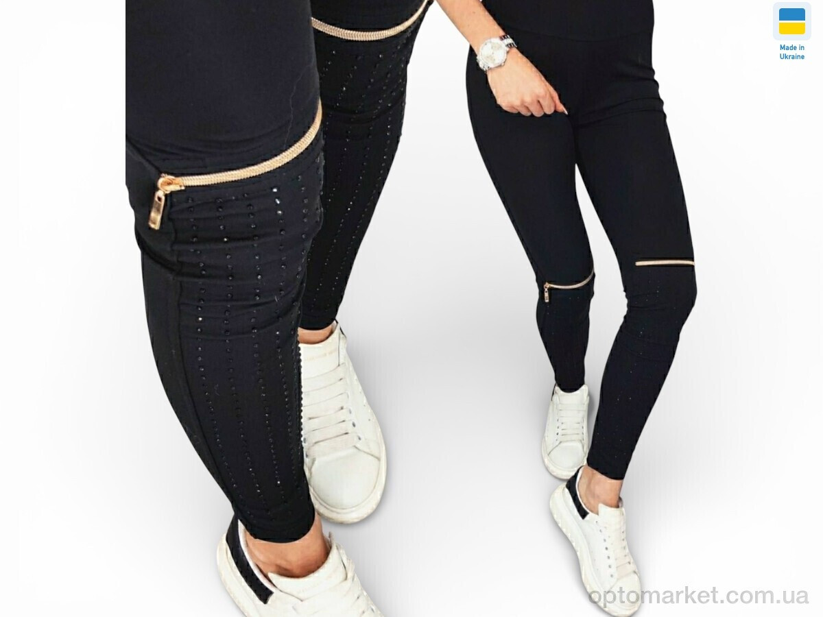 Купить Лосини жіночі 5872 чорний Sport style чорний, фото 2