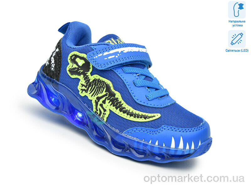 Купить Кросівки дитячі 60005F LED Bi&Ki синій, фото 3